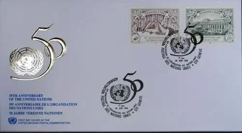 UNO GENF 1995 Mi-Nr: 269/70 FDC