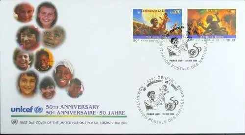 UNO GENF 1996 Mi-Nr: 301/02 FDC