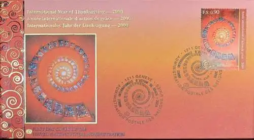 UNO GENF 2000 Mi-Nr: 384 FDC