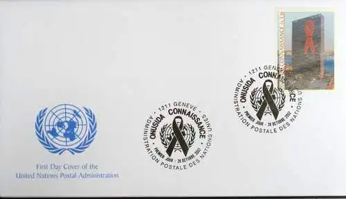 UNO GENF 2002 Mi-Nr: 456 FDC