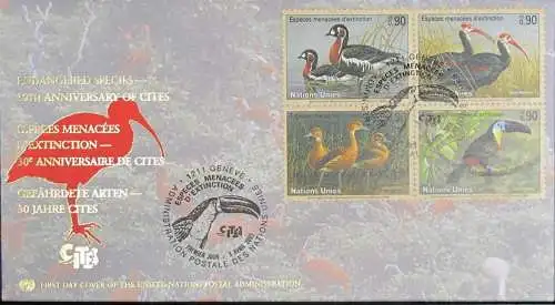 UNO GENF 2003 Mi-Nr: 466/69 FDC