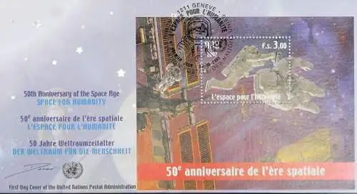 UNO GENF 2007 Mi-Nr: Block 22 FDC