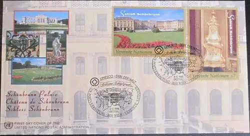 UNO WIEN 1998 Mi-Nr. 270/71 FDC