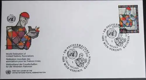 UNO WIEN 1996 Mi-Nr. 202 FDC