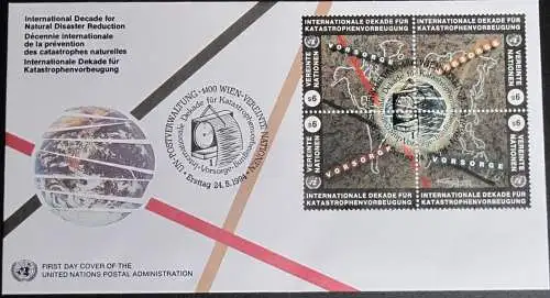 UNO WIEN 1994 Mi-Nr. 170/73 FDC