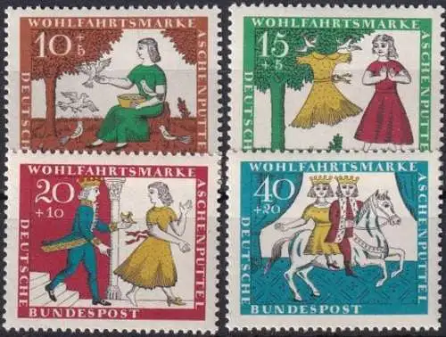 DEUTSCHLAND 1965 Mi-Nr. 485/88 ** MNH