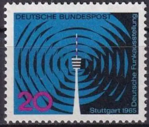 DEUTSCHLAND 1965 Mi-Nr. 481 ** MNH