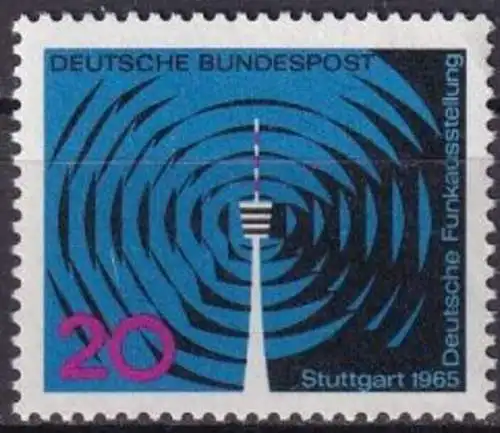 DEUTSCHLAND 1965 Mi-Nr. 481 ** MNH