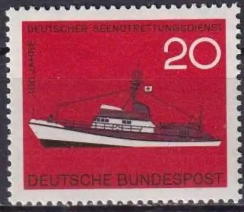 DEUTSCHLAND 1965 Mi-Nr. 478 ** MNH