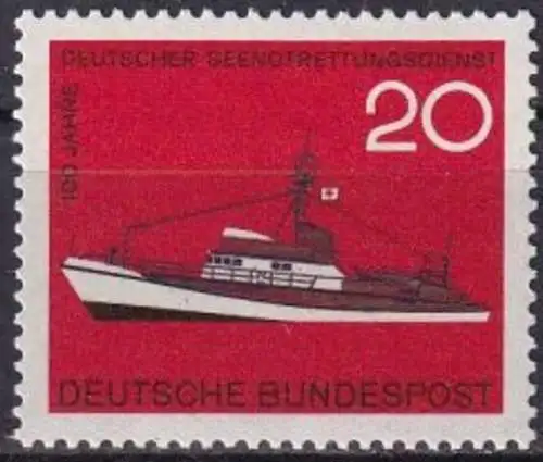 DEUTSCHLAND 1965 Mi-Nr. 478 ** MNH