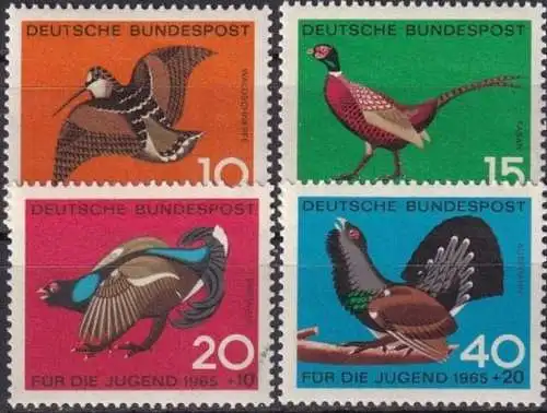 DEUTSCHLAND 1965 Mi-Nr. 464/67 ** MNH