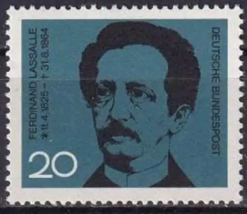 DEUTSCHLAND 1964 Mi-Nr. 443 ** MNH