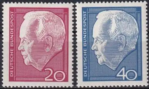 DEUTSCHLAND 1964 Mi-Nr. 429/30 ** MNH