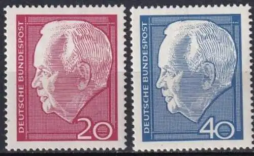 DEUTSCHLAND 1964 Mi-Nr. 429/30 ** MNH