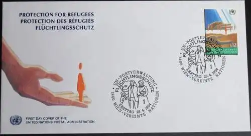 UNO WIEN 1994 Mi-Nr. 166 FDC