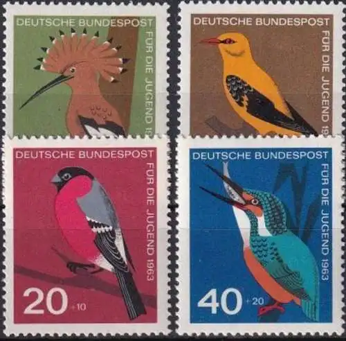 DEUTSCHLAND 1963 Mi-Nr. 401/04 ** MNH
