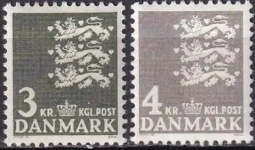 DÄNEMARK 1969 Mi-Nr. 483/84 ** MNH