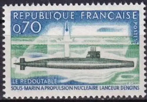 FRANKREICH 1969 Mi-Nr. 1686 ** MNH