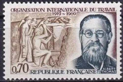FRANKREICH 1969 Mi-Nr. 1669 ** MNH