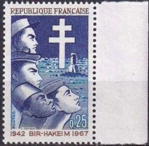 FRANKREICH 1967 Mi-Nr. 1599 ** MNH