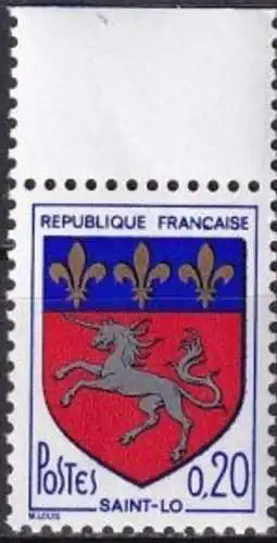 FRANKREICH 1966 Mi-Nr. 1570 ** MNH