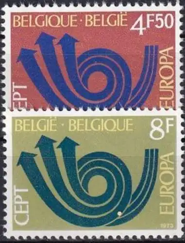 BELGIEN 1973 Mi-Nr. 1722/23 ** MNH