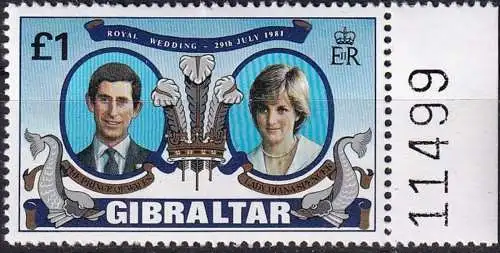 GIBRALTAR 1981 Mi-Nr. 422 ** MNH