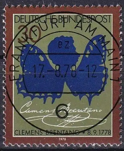 DEUTSCHLAND 1978 Mi-Nr. 978 o used - aus Abo