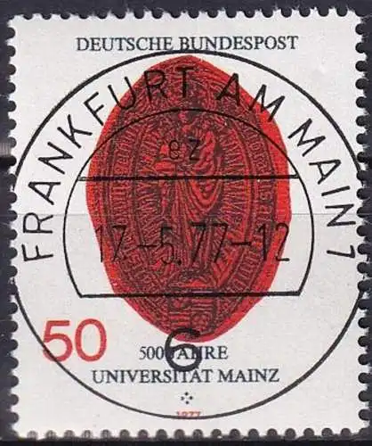 DEUTSCHLAND 1977 Mi-Nr. 938 o used - aus Abo