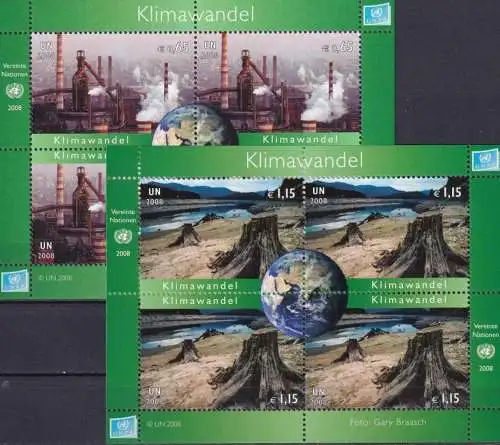 UNO WIEN 2008 Mi-Nr. Block 23/24 ** MNH