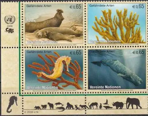 UNO WIEN 2008 Mi-Nr. 526/29 ** MNH