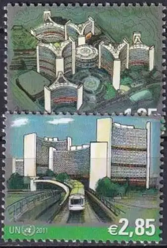 UNO WIEN 2011 Mi-Nr. 689/90 ** MNH