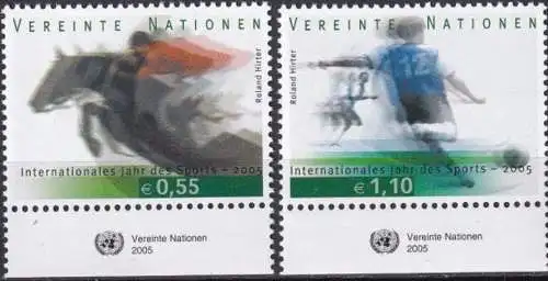 UNO WIEN 2005 Mi-Nr. 441/42 ** MNH