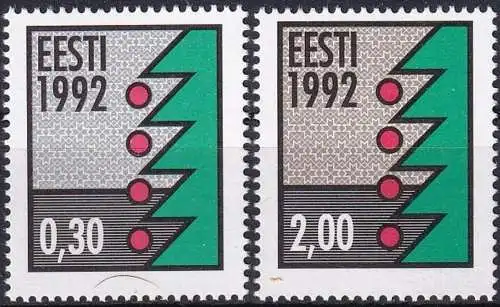 ESTLAND 1992 Mi-Nr. 195/96 x ** MNH