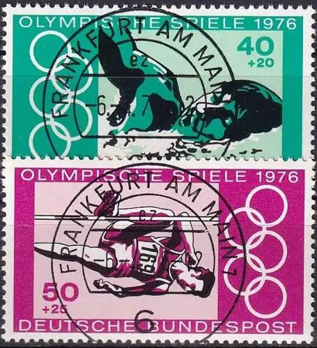 DEUTSCHLAND 1976 Mi-Nr. 886/87 o used - aus Abo