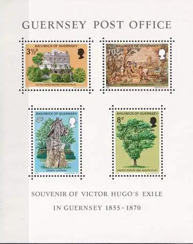 GUERNSEY 1975 Mi-Nr. Block 1 ** MNH