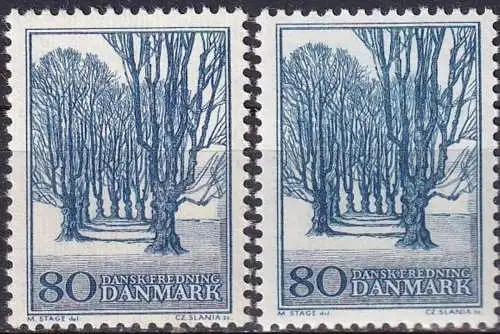 DÄNEMARK 1966 Mi-Nr. 443xy ** MNH