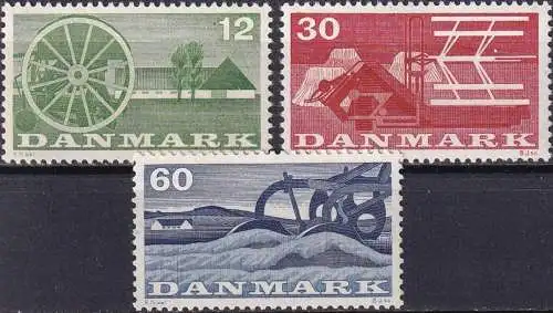 DÄNEMARK 1960 Mi-Nr. 378/80 ** MNH