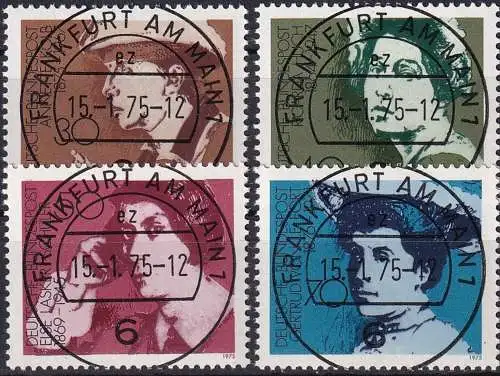 DEUTSCHLAND 1975 Mi-Nr. 826/29 o used - aus Abo