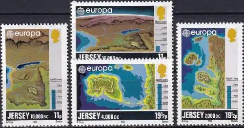 JERSEY 1982 Mi-Nr. 278/81 ** MNH