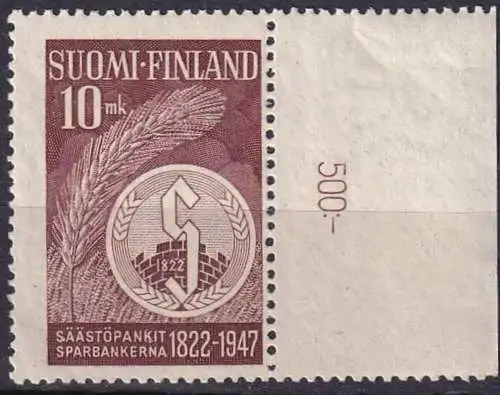 FINNLAND 1947 Mi-Nr. 340 ** MNH