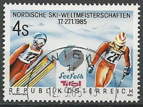 ÖSTERREICH 1985 Mi-Nr. 1801 o used - aus Abo