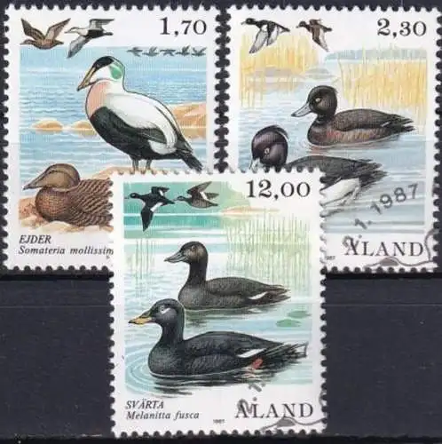 ALAND 1987 Mi-Nr. 20/22 o used - aus Abo