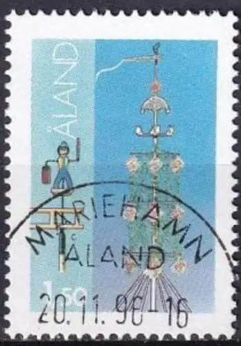 ALAND 1990 Mi-Nr. 10x o used - aus Abo