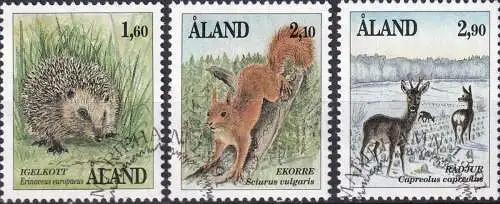 ALAND 1991 Mi-Nr. 44/46 o used - aus Abo