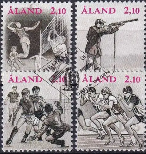 ALAND 1991 Mi-Nr. 47/50 o used - aus Abo