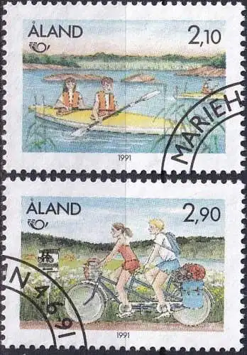 ALAND 1991 Mi-Nr. 51/52 o used - aus Abo