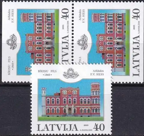 LETTLAND 2003 Mi-Nr. 597 ADD ** MNH