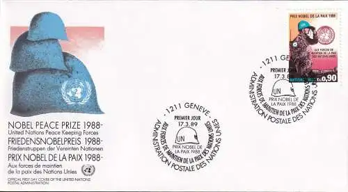 UNO GENF 1989 Mi-Nr. 175 FDC