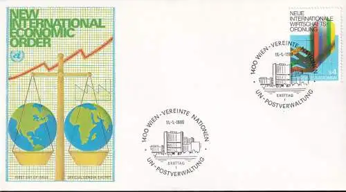 UNO WIEN 1980 Mi-Nr. 7 FDC